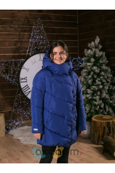 Полупальто "Роксана" синий