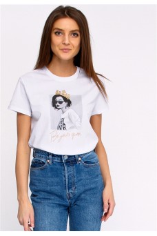 Футболка 1ЖДФК3350001; белый / Be your queen