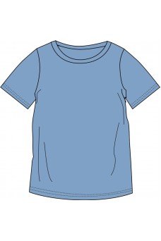 Футболка 1ЖДФК3897804; серо-голубой250