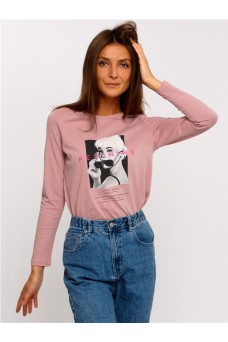 Лонгслив ЖДЛД593001; светло-розовый245 / Feminine