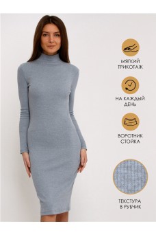 Платье 1ЖПД2238823; серо-голубой134