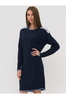 Платье женское 7232-20026; 893/245/10054 т.джинс/деним/белый