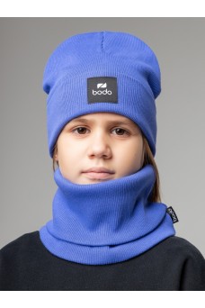 Комплект (шапка, снуд) 13-180U; лавандовый