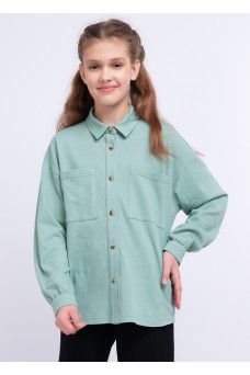 CLE Блузка дев. 725889/39кж, зелёный
