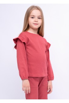 CLE Джемпер дев. 725885/39кж, т.коралловый