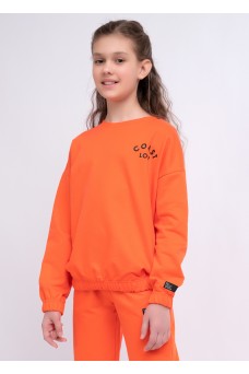 CLE Джемпер дев. 825588-01а_п, св.оранжевый
