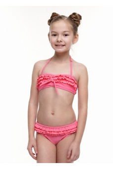 CLE GSS10pk Куп. костюм дев., коралловый