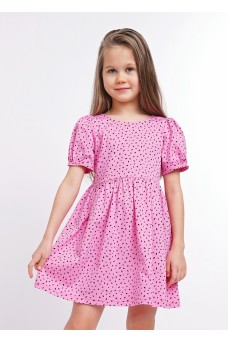 CLE Платье дев. 825672/27кдн, розовый/чёрный