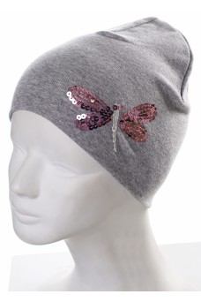 CLE Шапка дет.890847/17р, меланж серый