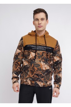 CLE Джемпер муж. 521996/55ун_п, св.коричневый/чёрный