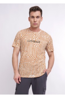 CLE Джемпер муж. 522047/67ххэ_п, молочный/св.коричневый