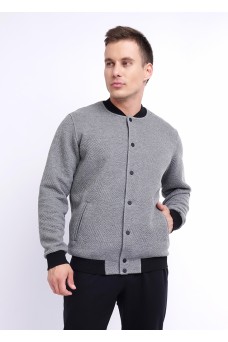 CLE Куртка муж. 422074/78н, меланж серый
