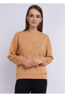 CLE Джемпер жен. 126016/85вэ_п, св.коричневый