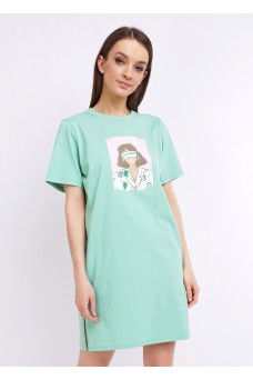 CLE LDR22-955/1у Платье жен. (Picnic), св.зелёный