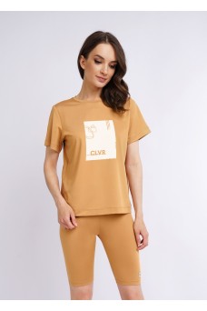 CLE LF12-100/3 э Джемпер жен. Active, св.коричневый