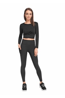 CLE LL12-100/1 э Лосины жен.спорт. Active, чёрный