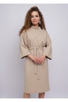 CLE Платье жен. 126000/86аф, т.бежевый