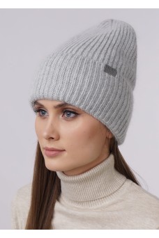 CLE Шапка 413262паш флис, меланж св.серый