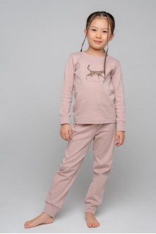 К 1586/кофейный(кошка) пижама