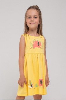 К 5590/желтый к1288 платье
