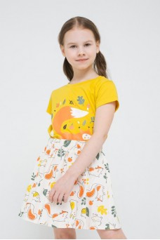 К 7097/сливки,осенний лес к1270 юбка