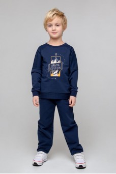 КР 400476/индиго к358 брюки