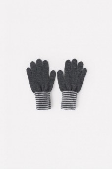 КВ 10005/тем.серый меланж,св.серый меланж перчатки