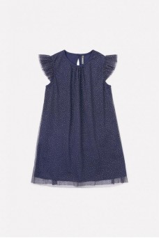 К 5662/фиолетово-синий платье