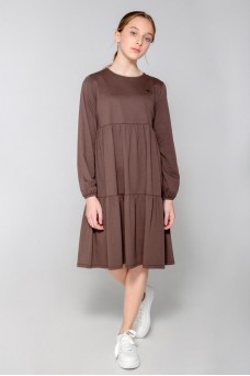 КБ 5780/шоколадно-коричневый к83 платье