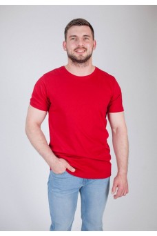 Футболка мужская 3181 бордовый