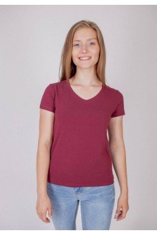 Футболка женская 2501 бордовый
