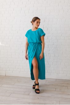 Платье женское 2520 изумрудный