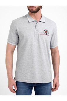 Поло мужское grey melange