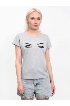 Футболка женская grey melange