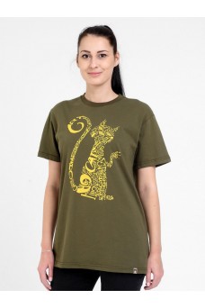 Футболка женская khaki