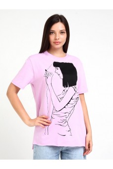 Футболка женская light lilac