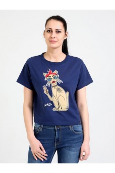 Футболка женская navy