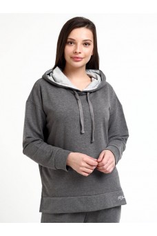Толстовка женская grey melange