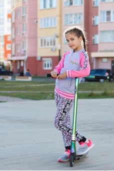 Брюки "Розовый леопард-1"
