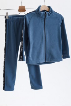 Комплект Флис лампасы denim