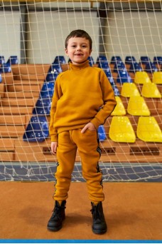 Комплект Лампасы футер горчица