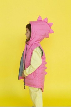 Жилет Дино pink