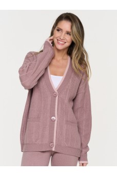 Кардиган женский 9232-91003; 356/150 пепел розы/розовый жемчуг