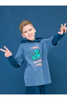 Джемпер для мальчиков Серый(40)