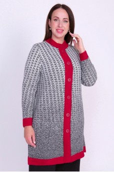 Кардиган красный