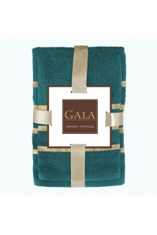 Комплект из 2-х махровых полотенец Gala Goldy адриатика