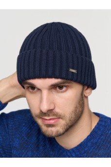 Шапка мужская 5232-8515; 8800550 т.синий