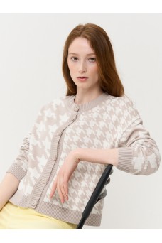 Кардиган женский 7221-14094; 12147/796 ваниль/молоко