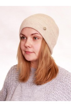 Шапка женская 202-8434; 165 св.бежевый