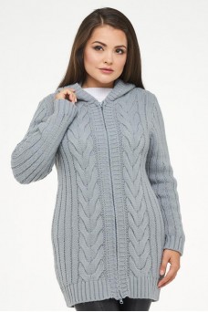 Жакет (кардиган) женский 182-1564; 0174 стальной